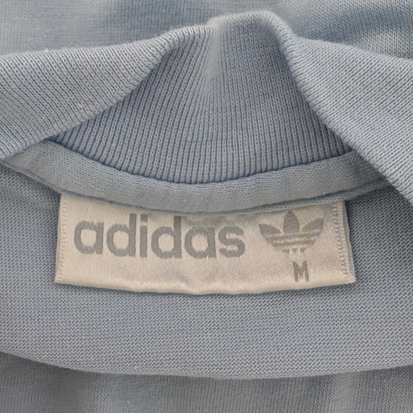 NWOT Blue and White Adidas T-Shirt - Picture 3 of 5